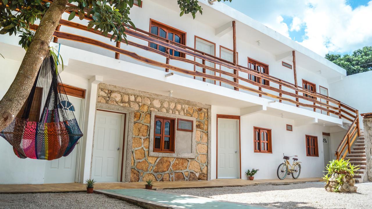 Hotel El Manglar Bacalar Bagian luar foto